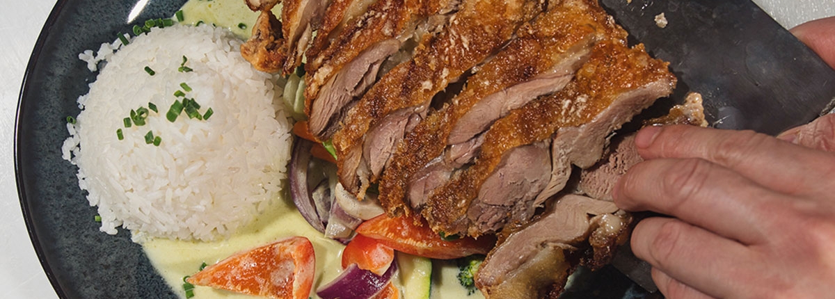 Ente, knusprig gebraten